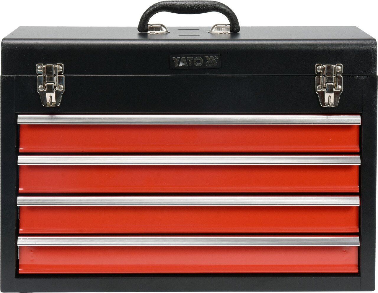 YATO Ящик для інструменту металевий YATO з 4-ма шуфлядами, 218х 360х 520 мм  | YT-08874