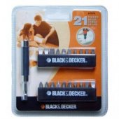 Black&Decker A7074 Набор 21 предмет биты, магнитный держатель