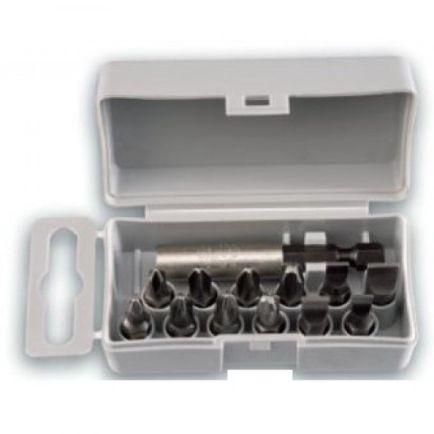 FELO Набор бит 25 мм SL / PZ / PH + магнитный держатель 13шт. // 02091016