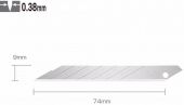Лезвия OLFA SAB-10; упаковка 10шт; 9мм с углом 30 ° для графических работ; для ножа SAC-1