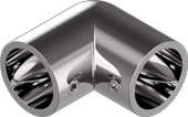 Колено для релинга - Elbow 90° нержавеющее // M 8210