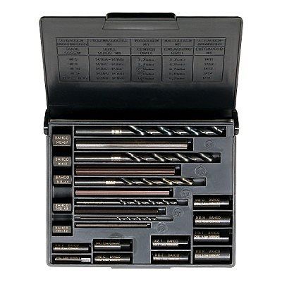 BAHCO 1418S Набор экстракторов М5-М16 для сломанных винтов, болтов и шпилек 21 шт.; CrV сталь