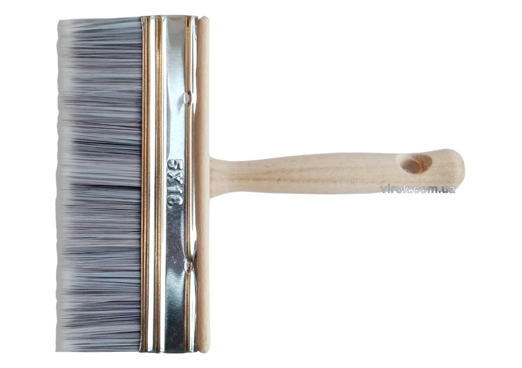 VIROK Пензель-макловиця малярний воскований SUPER PROFI. b= 180 мм, h= 50 мм три види щетини | 19V70