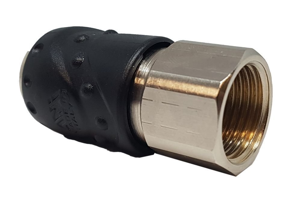 ANI Spa Разъём б/с 17/B 1/2M, тип "мама", соед. резьба 1/2'' внутр., обрезиненный корпус. | AH020938