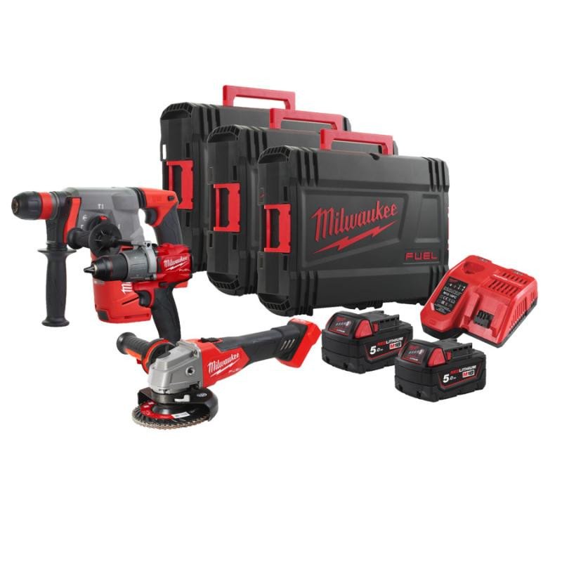 MILWAUKEE Набор инструментов M18 BPP3AA-502X FUEL Power Pack IN2 | 4933479240