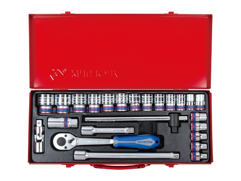 KING TONY Набор головок 1/2" 24 ед. 6гр. 10-32мм. | 4528MR