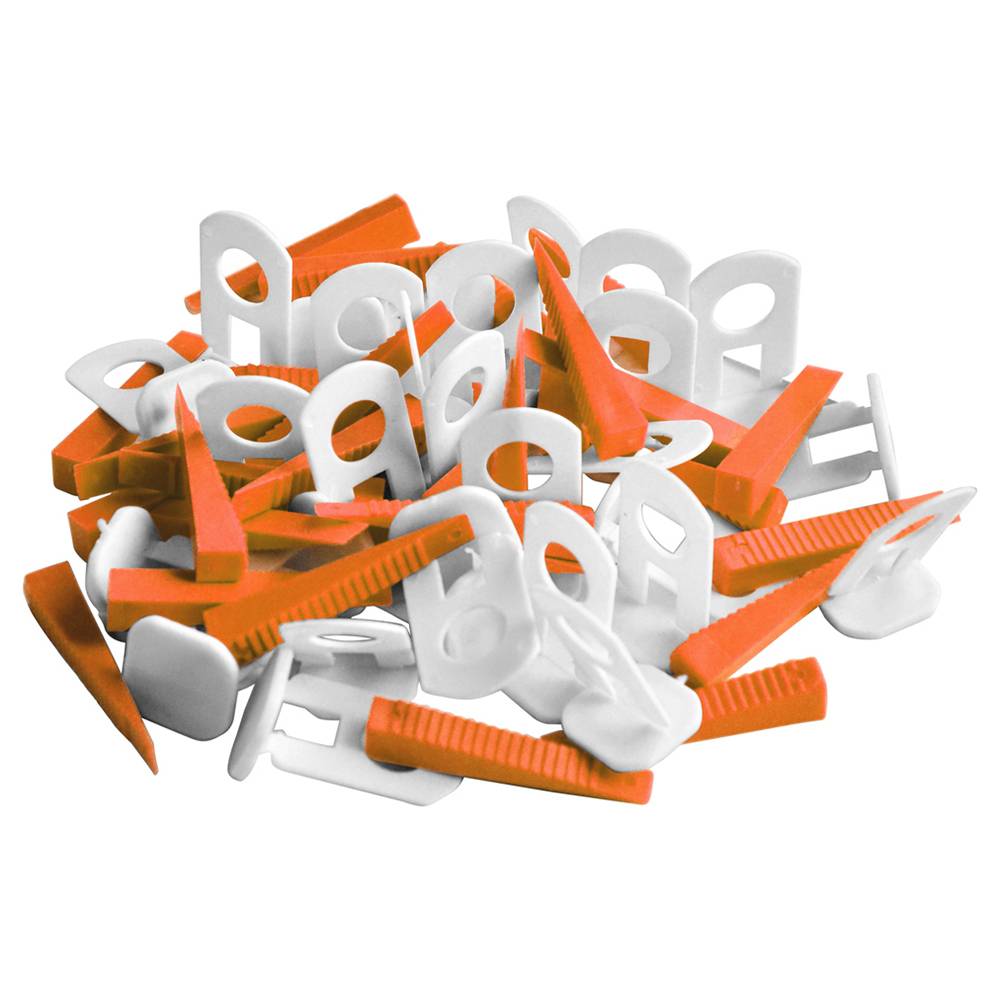 Кліпси і клинці для вирівнювання плитки 1мм, MAXI, 1мм, 30компл. Favorit | 11-026