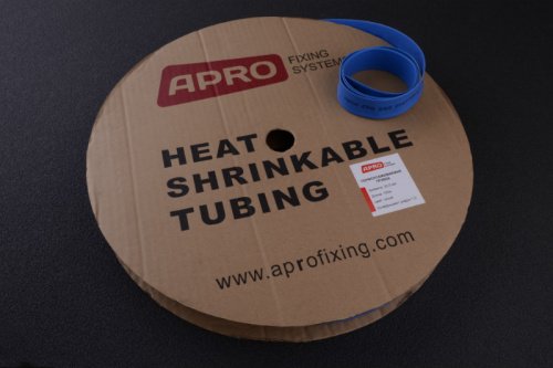 Термоусаживаемая трубка 16мм синяя 100м APRO