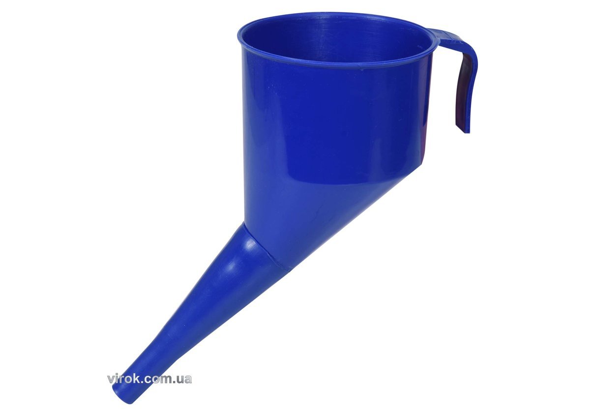 VOREL Лійка зі ситом синя : висота- 160 мм, зовн. і вн. діаметр- 130x120 мм, довжина- 144мм  | 83017