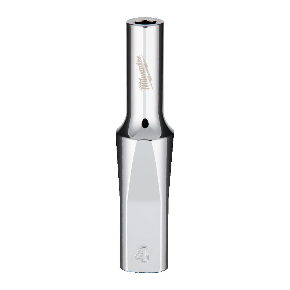 MILWAUKEE Головка хромована метрична подовжена 1/4'', 4мм | 4932479994