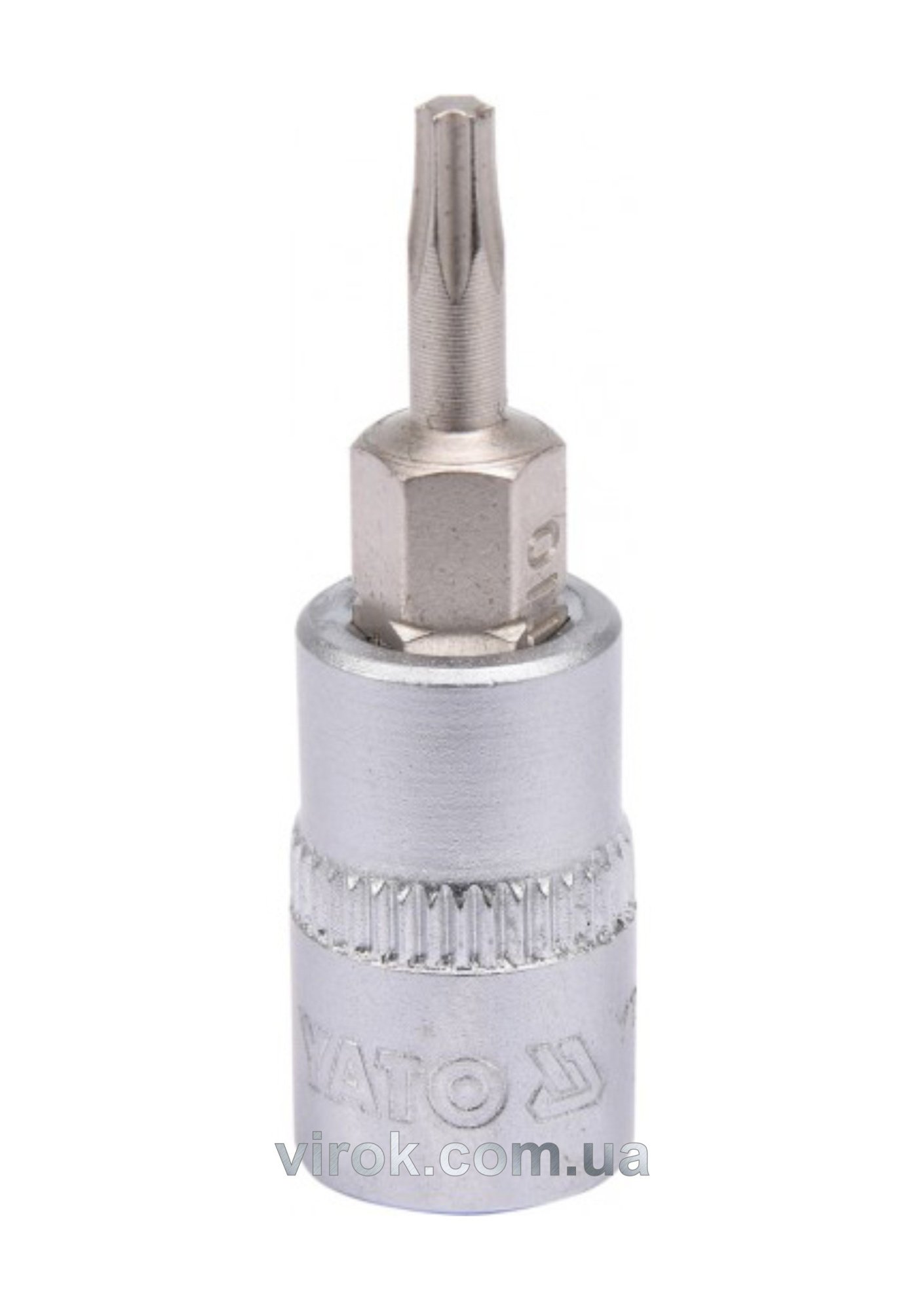 YATO Головка торцева до квадрату 1/4" YATO з насадкою "TORX" Т10, L= 37 мм  | YT-04302