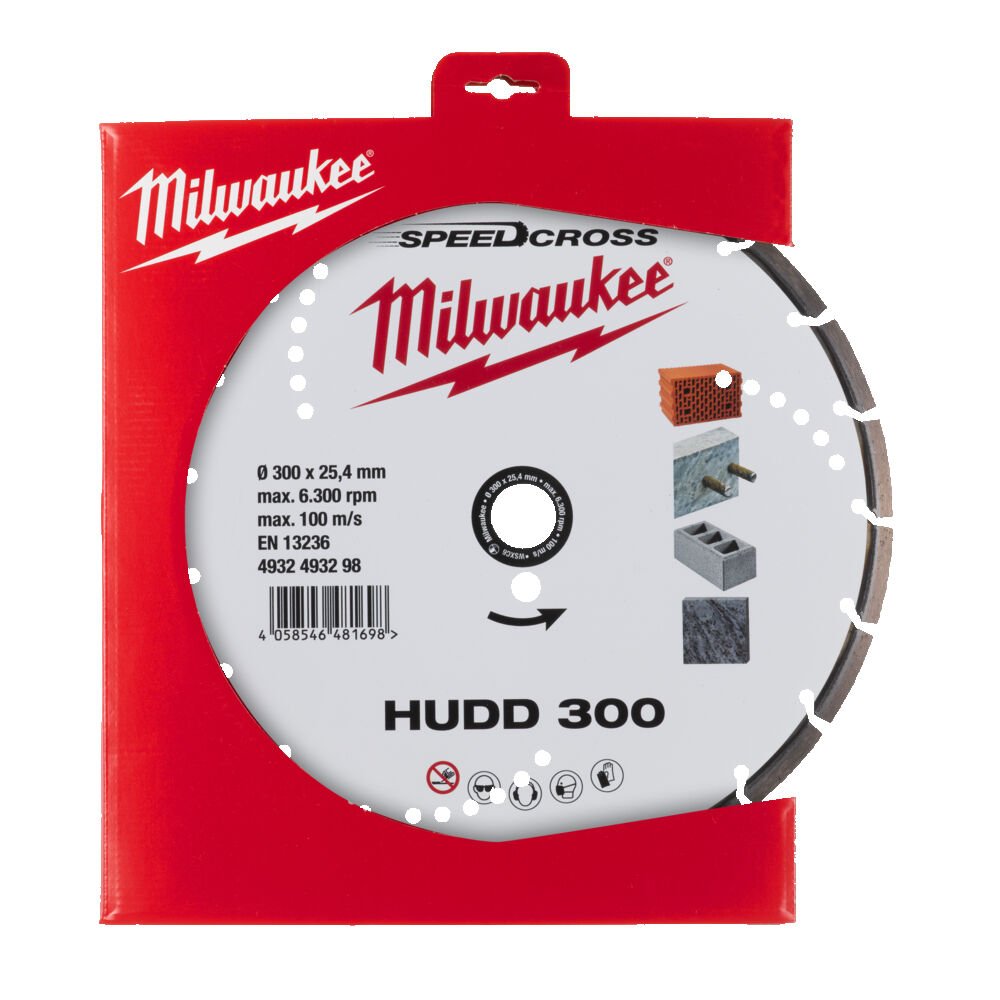 MILWAUKEE Диск алмазний Speedcross HUDD 300, Ø300мм | 4932493298