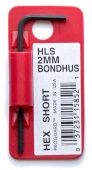 BONDHUS Ключ шестигранный 2,0х49мм, Г-образный, CrV сталь.