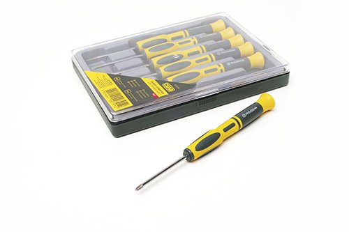 Набор отверток для точных работ CrV в кейсе 6шт СИЛА