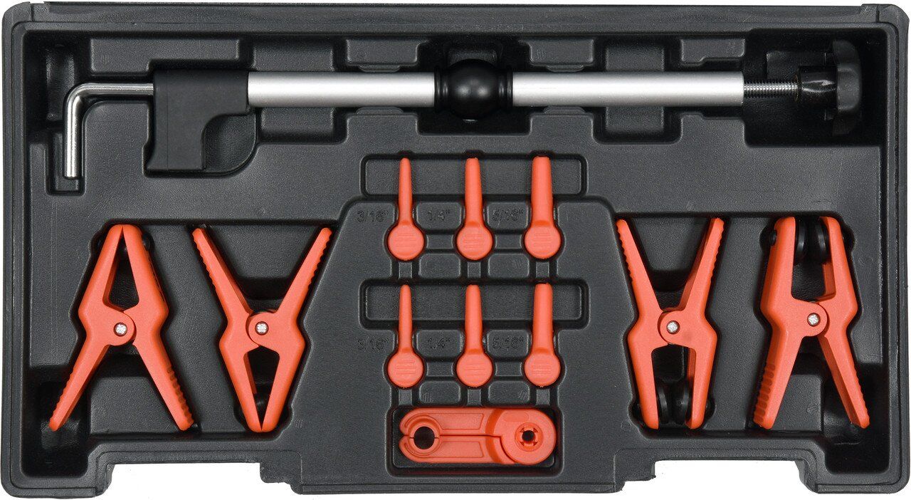 YATO Затискачі для металевих і гнучких проводів YATO : 12 шт + кейс  | YT-08392