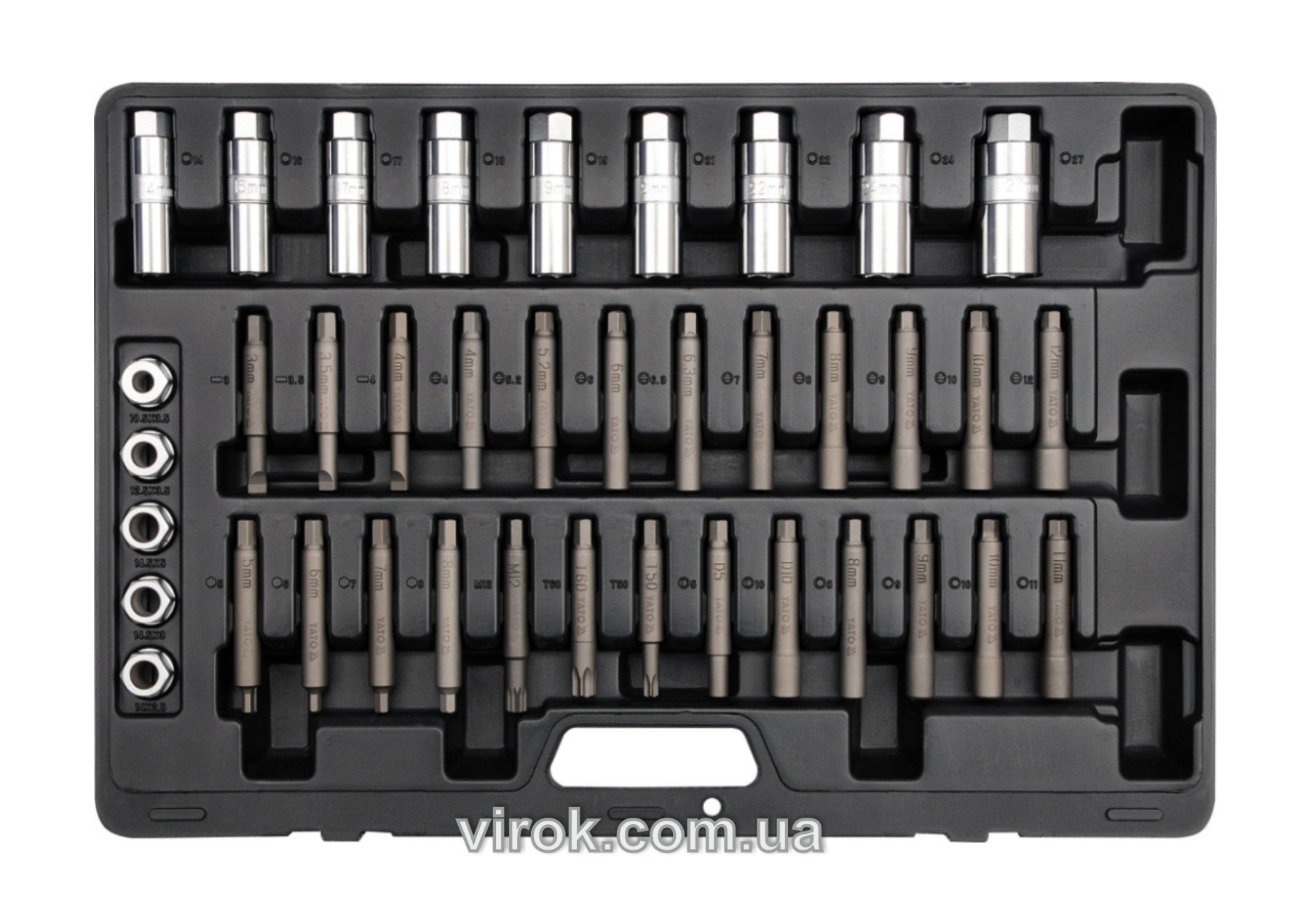 YATO Ключі для кріплення амортизаторів YATO, кпл. 39 шт.  | YT-0628