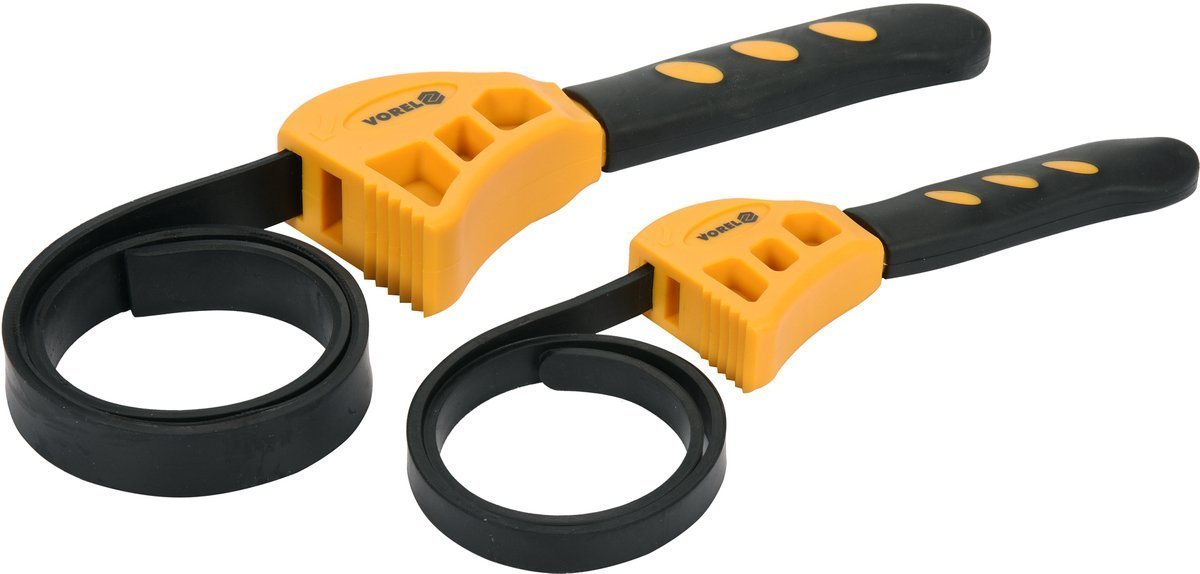 VOREL Ключі до оливних фільтрів стрічкові Ø= 10- 110 мм і Ø= 40- 160 мм, 2 шт.  | 57616