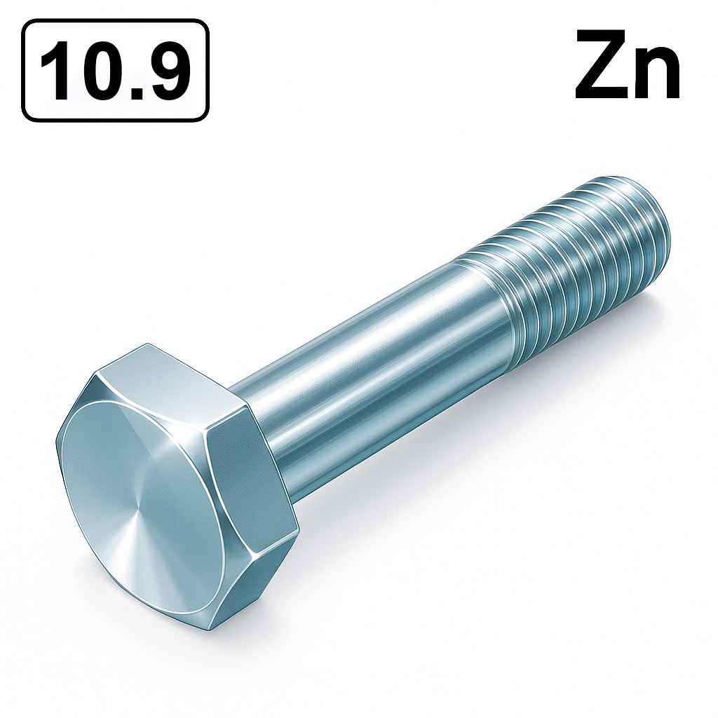 Болт DIN 931 M14x50 10,9 цинк