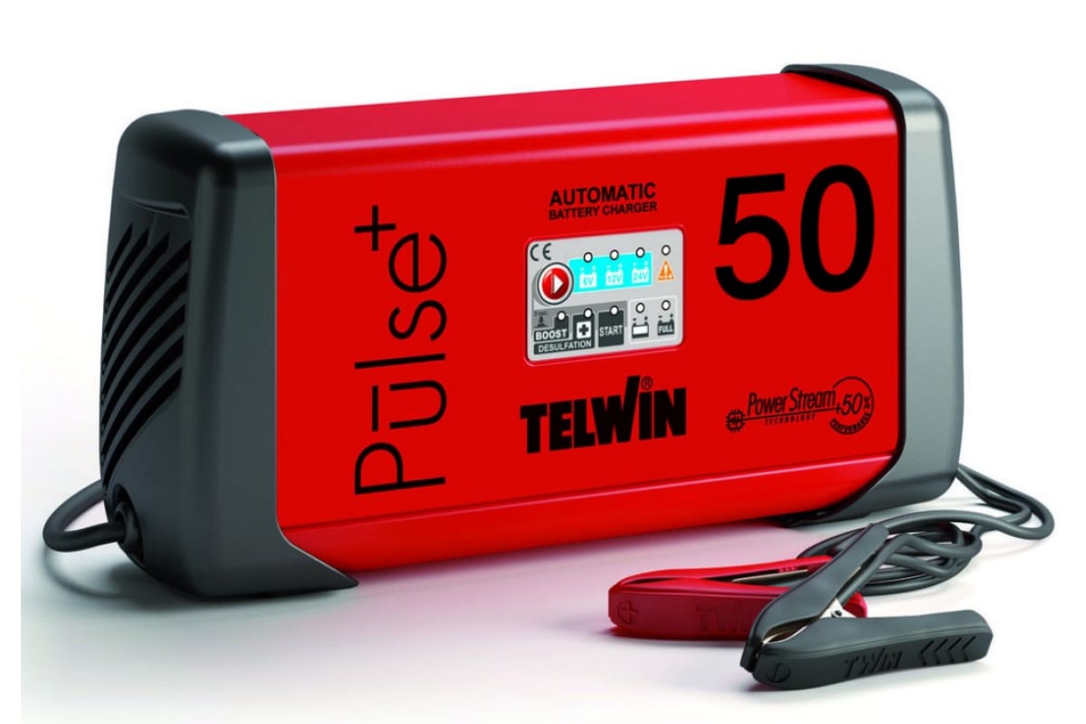 TELWIN Зарядное устройство Telwin PULSE 50 230V 6V/12V/24V | 807588