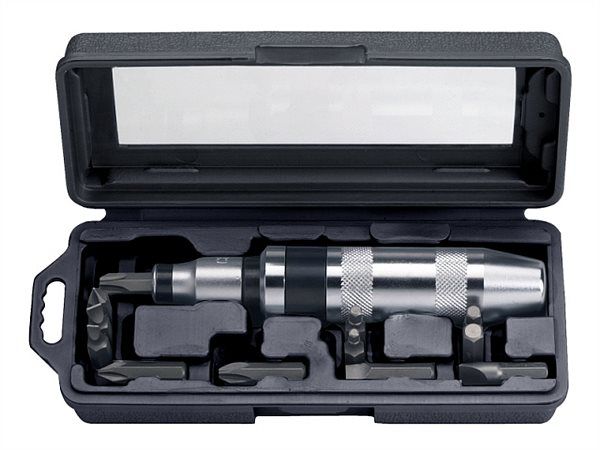 BAHCO 7865 Отвертка ударная; набор бит 12 шт.; пластмасс. коробка.