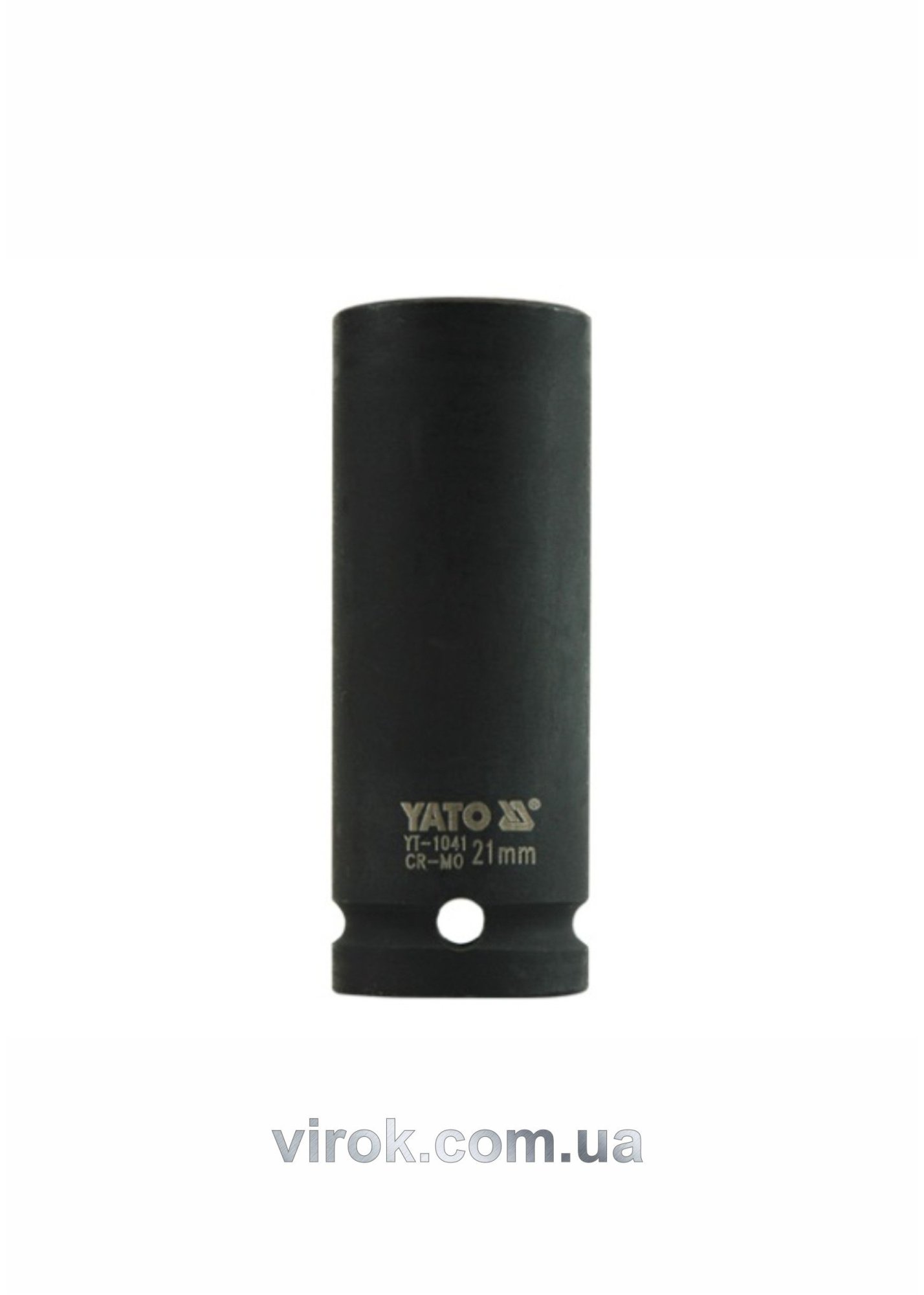 YATO Головка торцева ударна 6-гранна YATO : подовжена, квадрат 1/2", М= 21 мм, L= 78 мм  | YT-1041