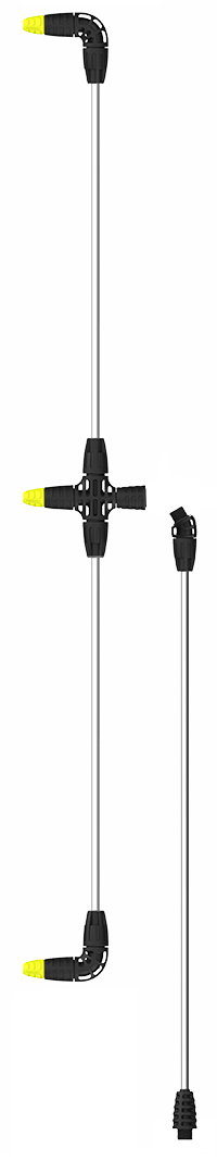 MAROLEX Штанга з 3 форсунками : 60 см (P049.011)(hobby,profession,profession+,titan,movi,x-line) | L