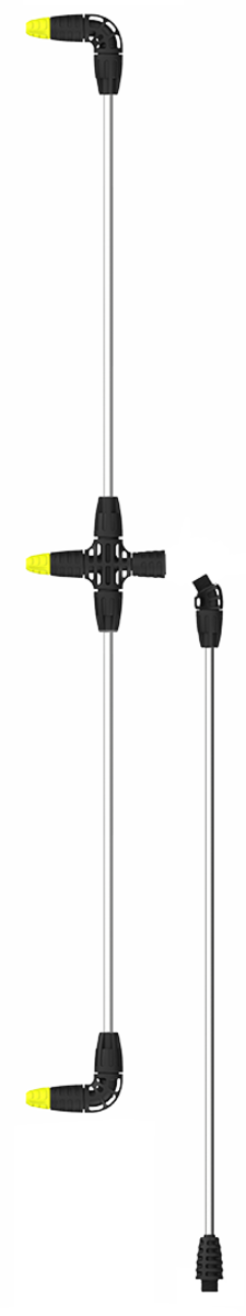 MAROLEX Штанга з 3 форсунками : 60 см (P049.011)(hobby,profession,profession+,titan,movi,x-line) | L