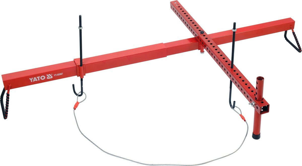 YATO Балка з перекладиною для підвішування двигуна і вузлів YATO масою до 320 кг, регуляція 90-160 с