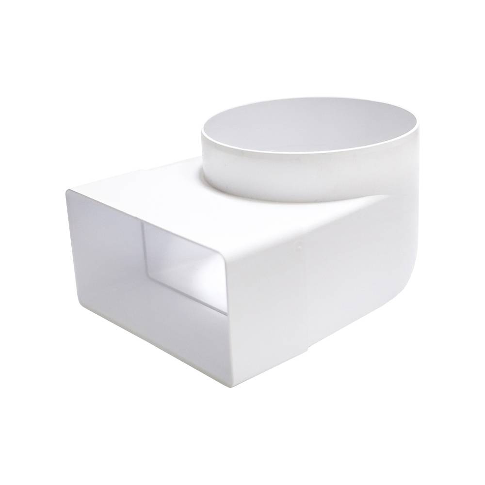 Коліно 90° для плоских і круглих каналів, 60х204 мм/d 150 мм Air | 61-634-1