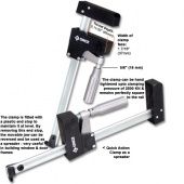 GROZ Струбцина корпусная быстрого зажима 1000мм. KBC/40