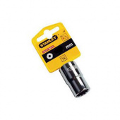 STANLEY Головка торцевая 1/2"х 15мм, с двенадцатигранным профилем, метрическая, в блистере.