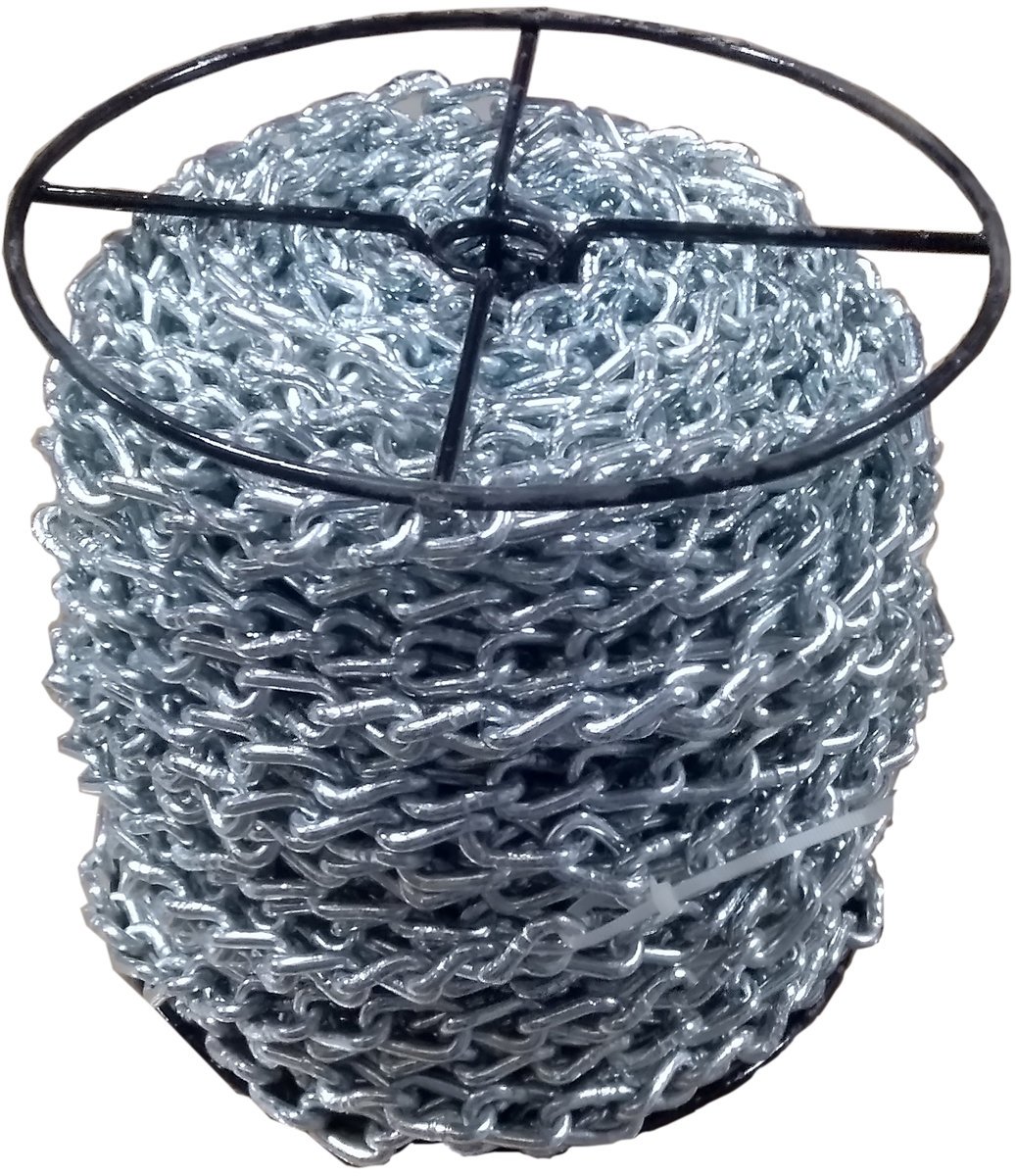 VIROK Ланцюг кручений ланкою оцинкований ТМ "" DIN 5686; Ø= 6 мм, 25 кг, l= 34,5 м ± 1,0% (TR) | 86V