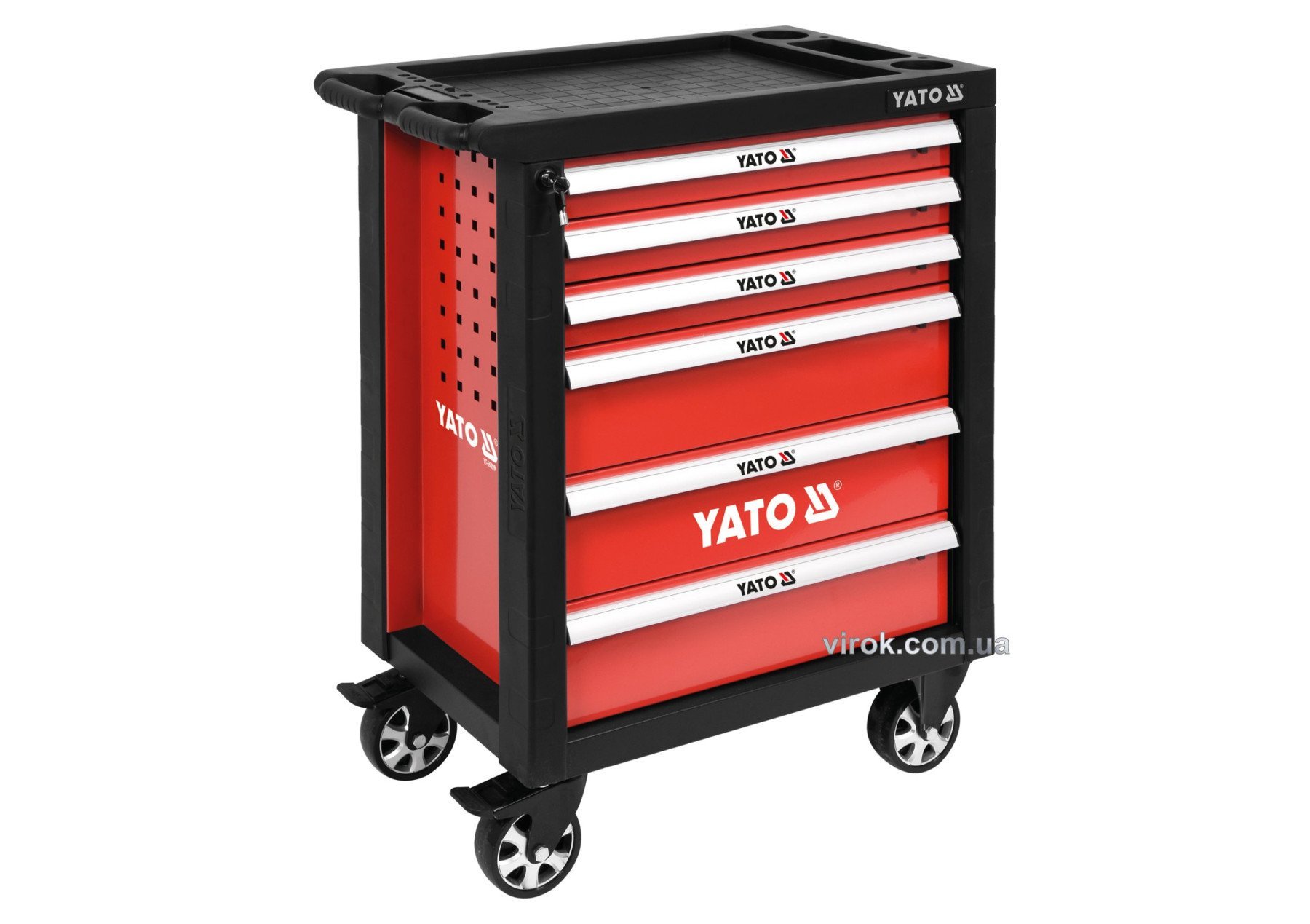YATO Шафа для інструментів YATO, на колесах, 6 шуфляд, 975x 765x 465 мм  | YT-55299