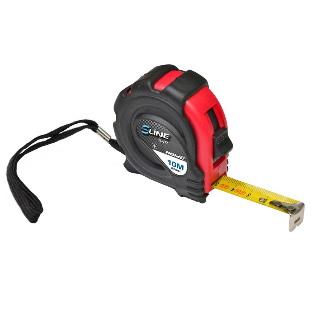 Рулетка, прогумований корпус, 5м х 19 мм, Progress, Home S-line | 15-072