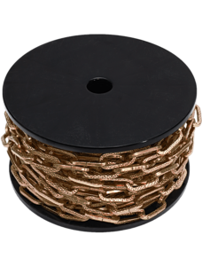 Цепь "Квадрат с узором" 2,0 коричневая, бухта 30 мп