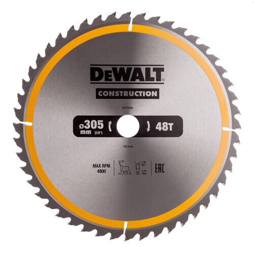 DeWALT Диск пильный по дереву 305х30мм (DT1959)