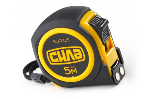 Рулетка обрезиненная с магнитом 8м СИЛА