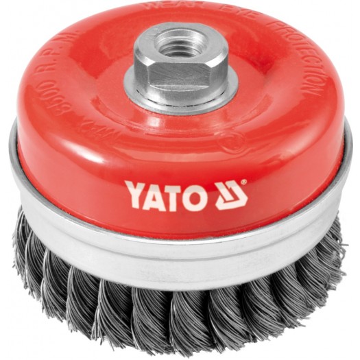 YATO Щітка - крацовка YATO *чашка* Ø=100мм  | YT-4769