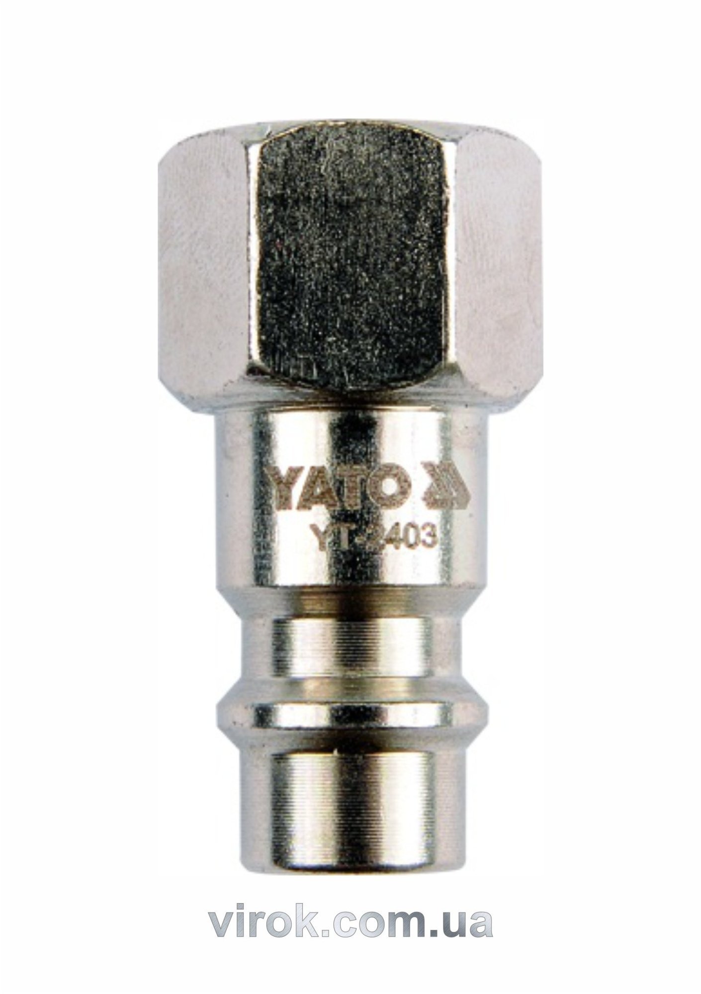 YATO Швидкоз'єднуваний наконечник YATO з внутріш. різьбою Ø= 3/8"  | YT-2404