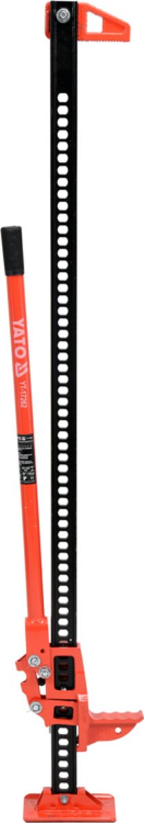 YATO Домкрат рейковий YATO з ручним важелем; для навантаження - 3 т, висота 130-1350 мм  | YT-17262