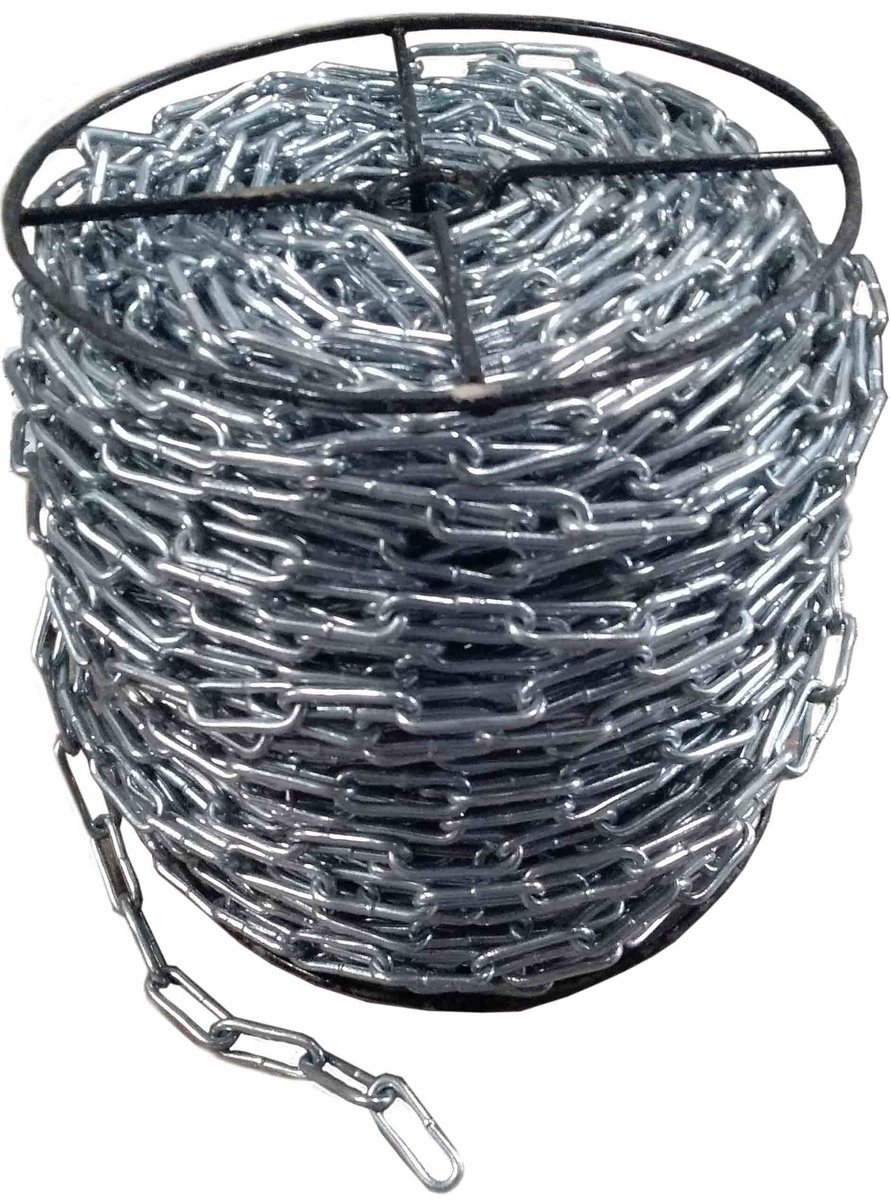 VIROK Ланцюг з довгою ланкою оцинкований ТМ "" DIN 5685C; Ø= 8 мм, 25 кг, l= 24 м ± 1,0% (TR) | 86V4