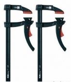 BESSEY Набор из 2шт. Струбцина легкая KliKlamp 200х80 мм, усилие до 1200 Н, быстрозажимная, 0,32 кг.