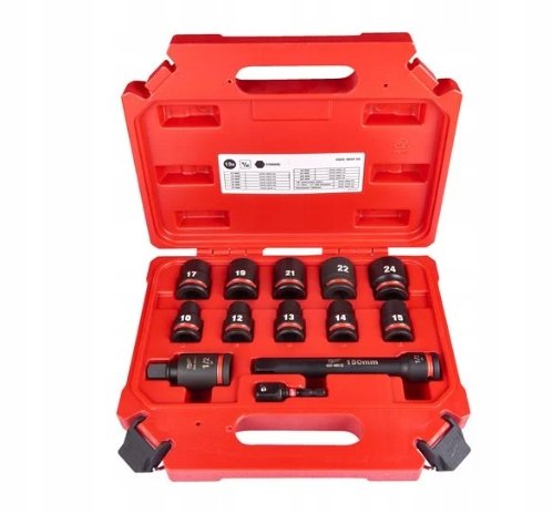 MILWAUKEE Набір головок 1/2" SKT SHOCKWAVE , (13шт) | 4932480456