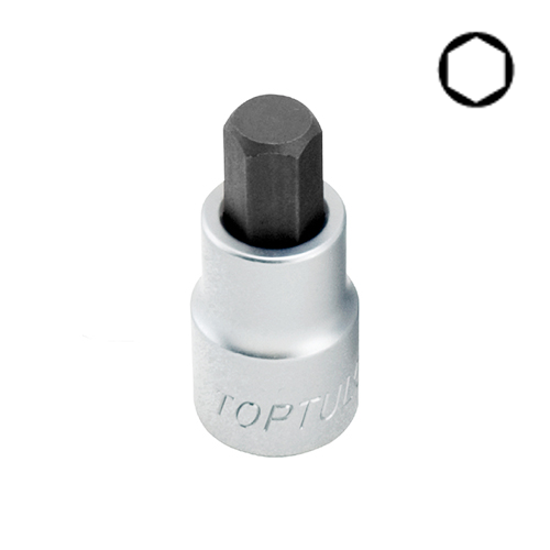 Торцевая насадка HEX TOPTUL 4 мм 55мм 1/2" BCDA1604