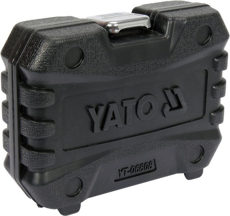 YATO Насадки 6-гранні для гальмівних супортів авто YATO: квадр- 3/8", 1/2", 7- 22 мм, 11 шт  | YT-06