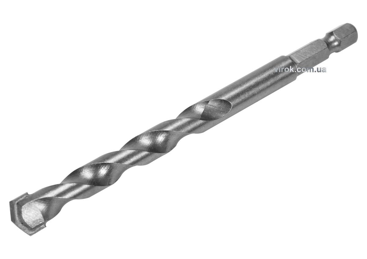 STHOR Свердло універсальне : YG6X, з 6-гран. хвостовиком-1/4", Ø= 10 мм, l= 120/70 мм  | 21691