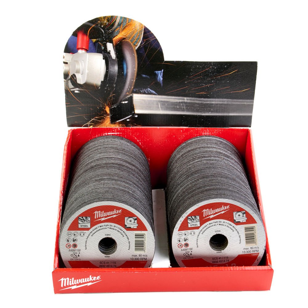 MILWAUKEE Отрезной диск SCS41/115X1 - 200шт (1 шт) | 4932451475