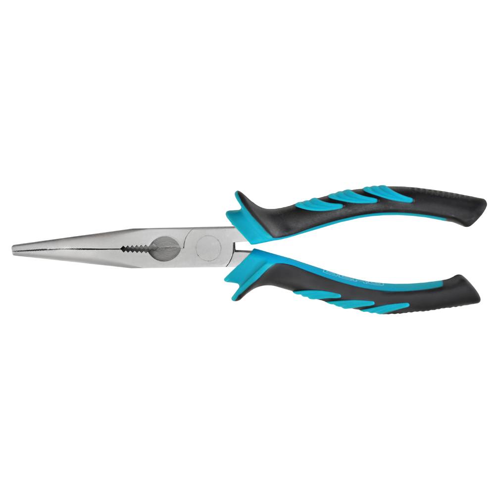 Тонкогубці вигнуті Cr-V, нікель, 180мм Berg | 44-106