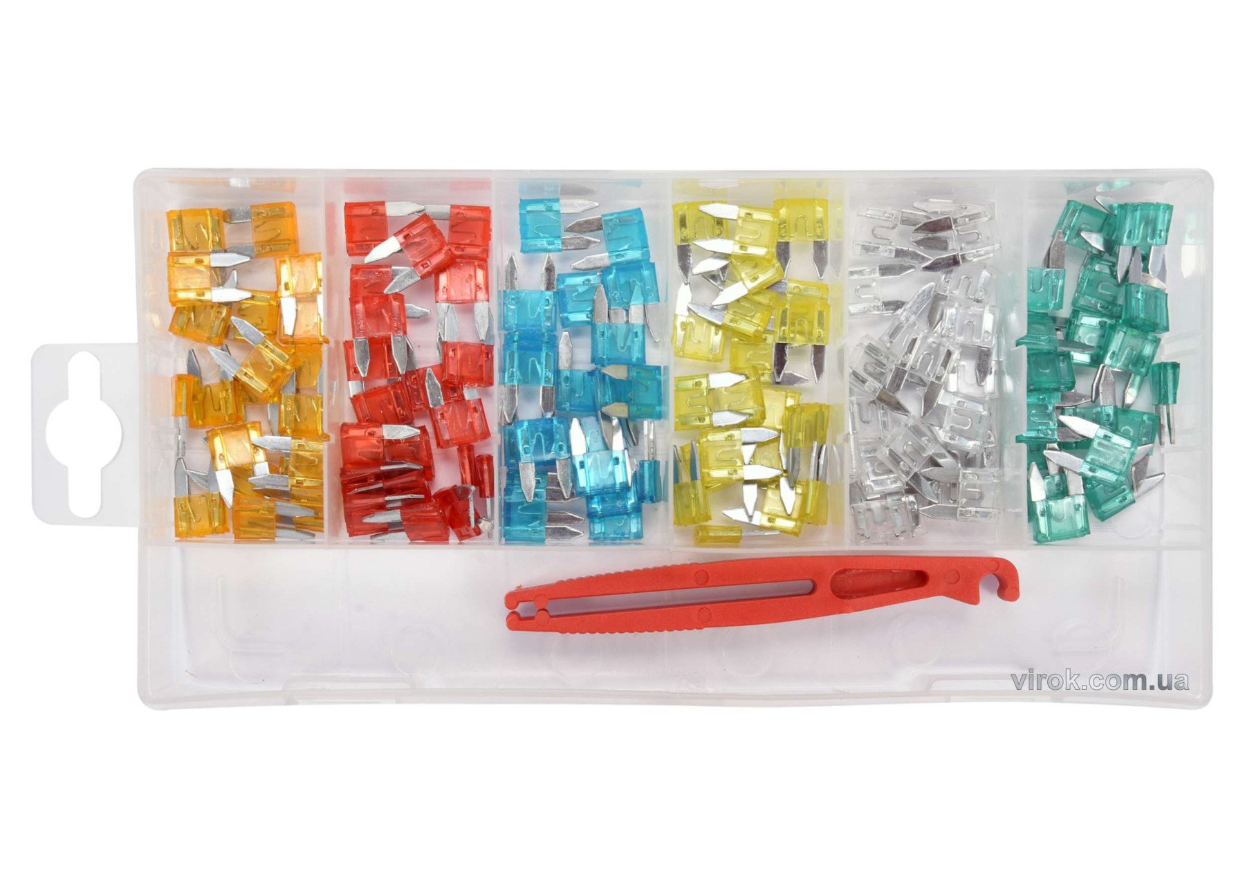 YATO Запобіжники автомобільні YATO MINI, в асортименті, 121 шт  | YT-83143