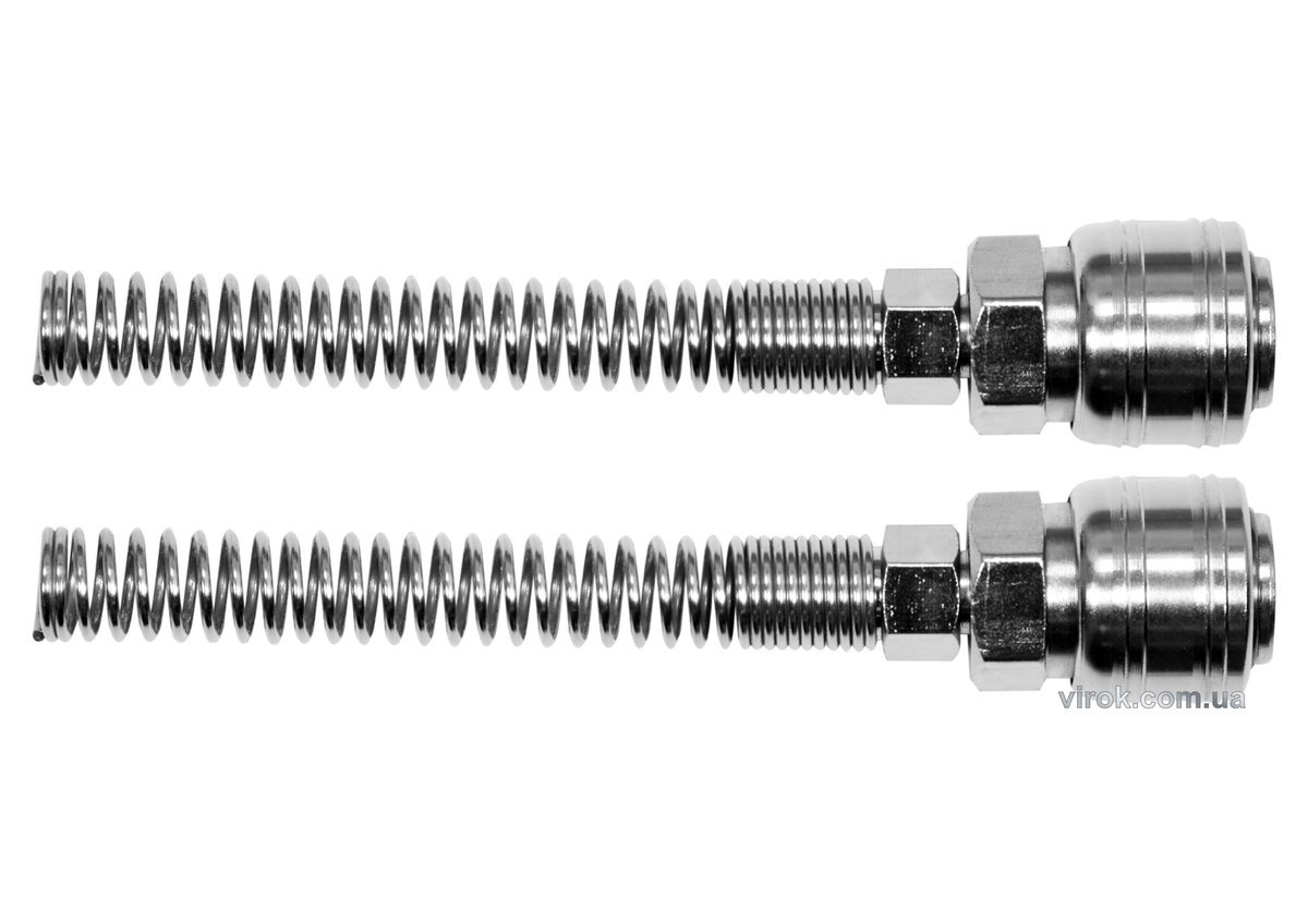 YATO Швидкоз'єднувальна муфта YATO з пружиною, до шлангу Ø=5х8 мм, 2 шт.  | YT-24100